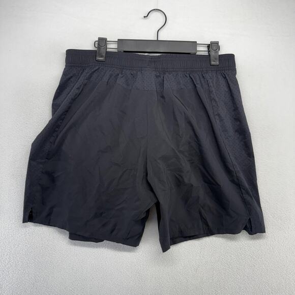 Gymshark Shorts Men's medium Black Aspect 2 In 1 Training Lined Workout Lifting - Picture 7 of 11